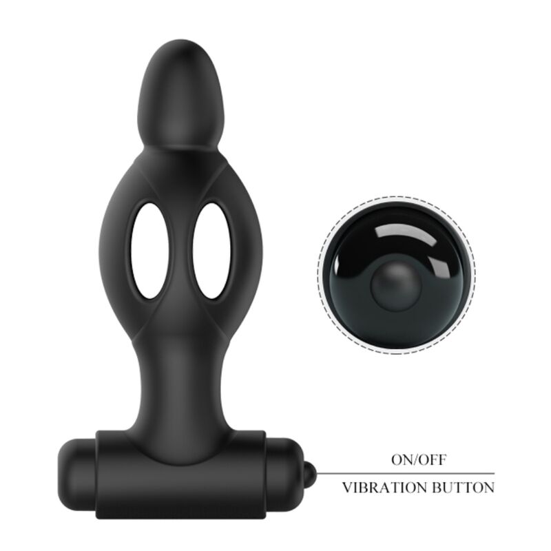 MR PLAY - SILICONEN ANALE PLUG MET VIBRATIE