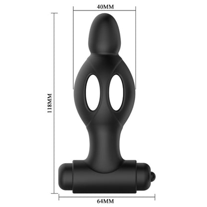 MR PLAY - SILICONEN ANALE PLUG MET VIBRATIE