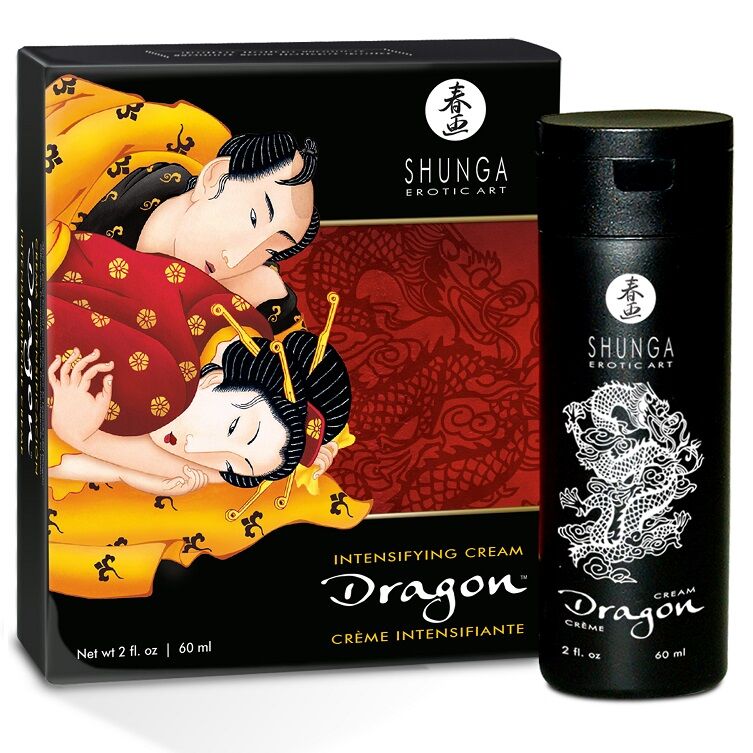SHUNGA - DRAGON CRÈME TER BEVORDERING VAN ERECTIES