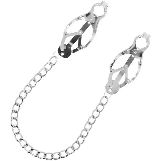 DARKNESS - METALEN TEPELKLEM MET KETTING