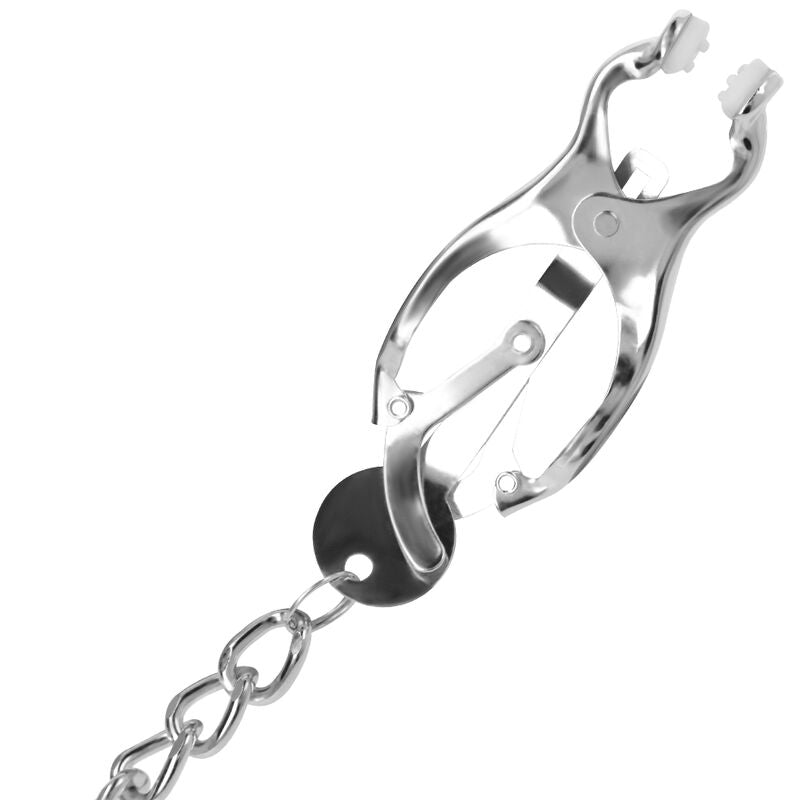 DARKNESS - METALEN TEPELKLEM MET KETTING