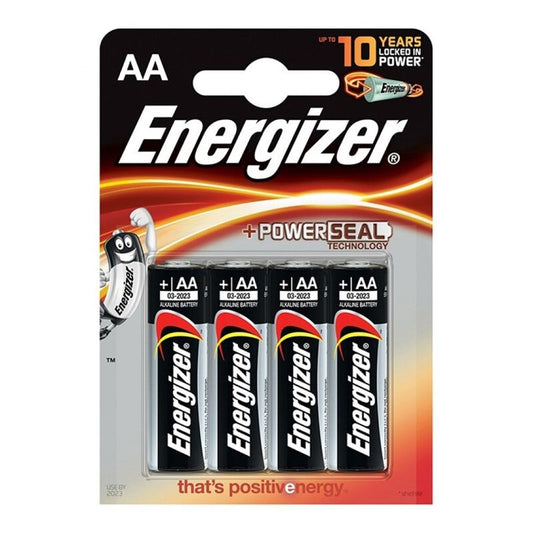ENERGIZER - ALKALINE POWER-BATTERIJ AA LR6 *4