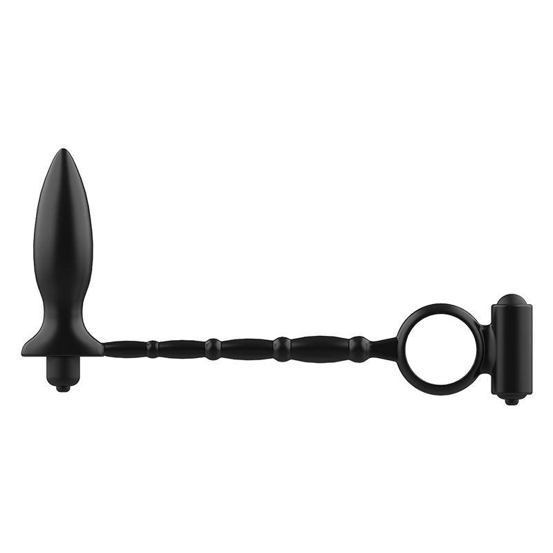 ADDICTED TOYS - ANAALPLUG MET TRILLINGSRING